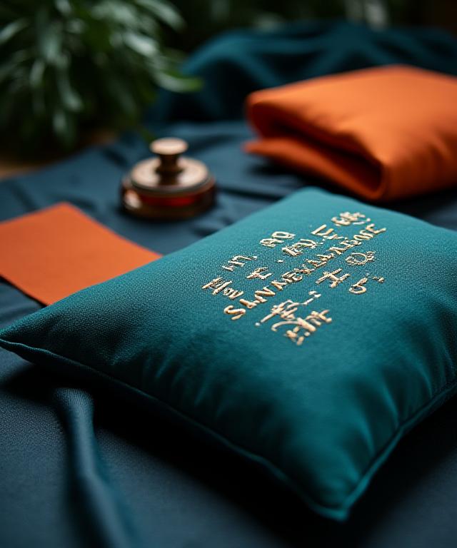 Crafting custom book-themed pillows